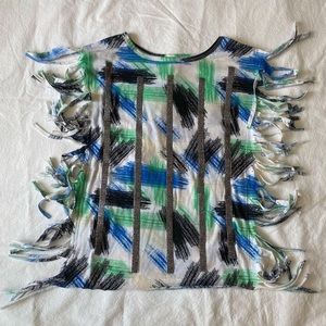 TRULUV Fringed Blouse